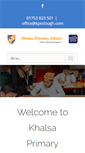 Mobile Screenshot of khalsaprimaryschool.com